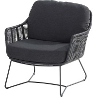 Belmond living chair anthracite with 2 cushions