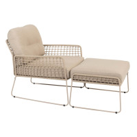 Albano stoel-hocker loungeset