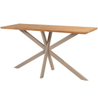 Prado bar table natural teak latte 200 X 70 X 105 cm