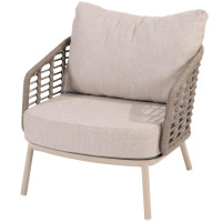 Puglia living chair latte with 2 cushions