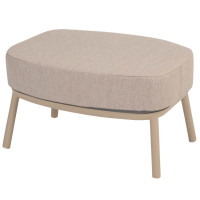 Puglia footstool latte with cushion