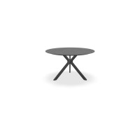 Locarno table HPL slate Anthracite round 130cm