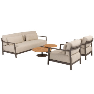 Capresi loungeset met Volta coffeetables