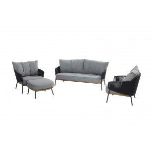 Ravello living set and footstool without table
