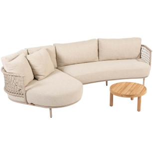 Sardinia chaise-loungeset met Finn salontafel