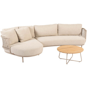Sardinia chaise-loungeset met Verdi salontafel