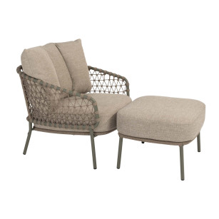 Jura stoel-hocker loungeset