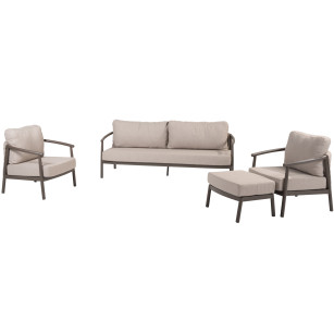 Barolo loungeset Terre with footstool