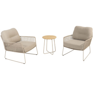Albano bistro-loungeset met Verdi sidetable