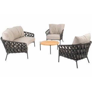 Albareto loungeset met Yoga coffee table