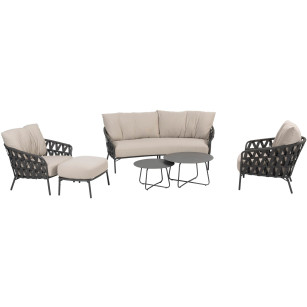 Albareto loungeset met 2 Dali coffee tables