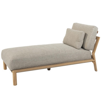 Lucas daybed natural teak with 3 cushions