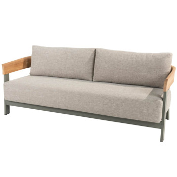 Varenna living bench 3 seater Olive with 3 cushions