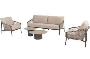 Allora loungeset met Sofie coffee tables
