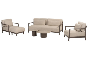 Capresi loungeset met Sofie coffeetables