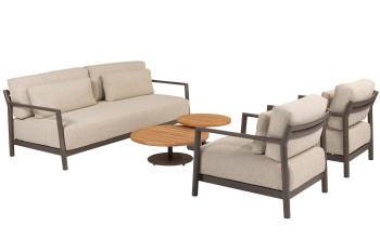 Capresi loungeset met Volta coffeetables