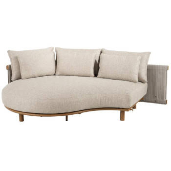 Safina chaise lounge right arm amber with 7 cushions