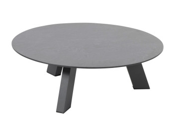 Cosmic coffee table with HPL top slate anthracite round 78 cm H25