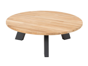 Cosmic coffee table round teak 78 X 25 cm