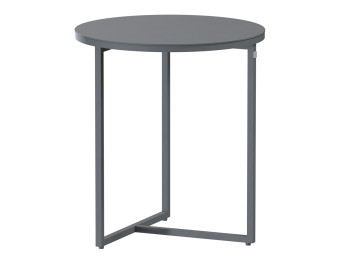 Valetta side table Alu 45 cm Alu legs (H50)