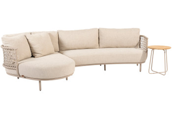 Sardinia chaise-loungeset met Verdi sidetable