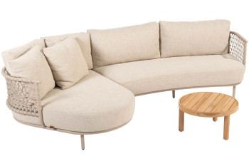 Sardinia chaise-loungeset met Finn salontafel
