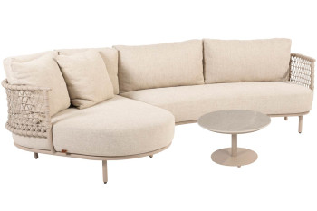 Sardinia chaise-loungeset met Boaz salontafel