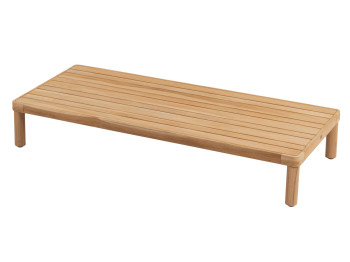 Finn coffee table natural teak 150 x 65 x 25 cm