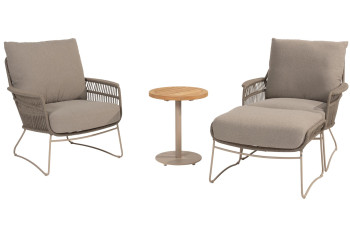 Botanic bistro loungeset met hocker