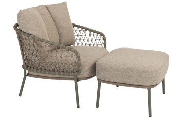 Jura stoel-hocker loungeset