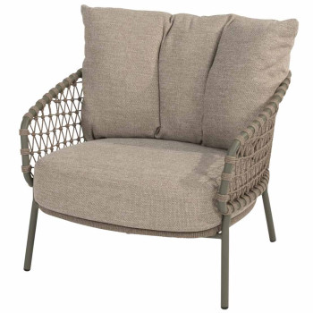 Jura living chair olive with 2 cushions