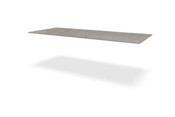 Rechthoekige Dekton Kira tafel Standaard 80 mm