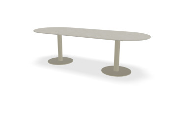 Racetrack Dekton Ava tafel Luna Latte