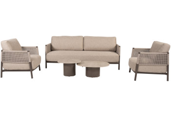 Savanne stoel-bank loungeset met Sofie salontafels