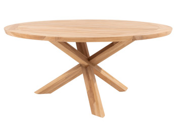 Prado teak top and legs tuintafel rond 160 cm