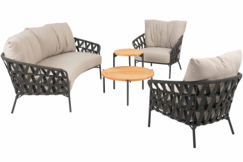 Albareto loungeset met Yoga coffee tables