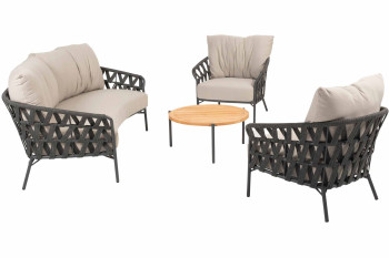Albareto loungeset met Yoga coffee table