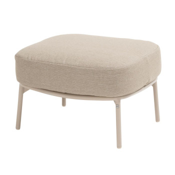 Calma footstool latte with cushion
