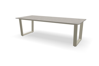 Rechthoekige Dekton Grigio tafel Savona