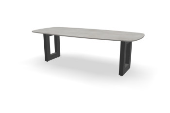 Rechthoekige bootvorm Dekton Soke tafel Matera