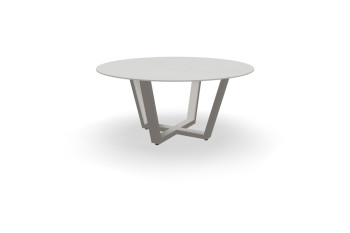 Ronde Dekton Rem tafel Milano RVS