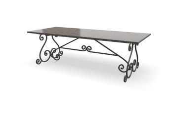 Rechthoekige granieten Tan Brown tafel Paris