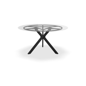 Locarno table frame Anthracite 1098 mm