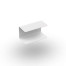 Lounge Armrest Alu White Mat