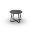 Elko Side Table Alu Charcoal Mat D60