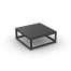 Burford Coffee Table Alu Charcoal Mat 70X70