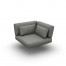 Lounge Cushion Seat + Back + Deco Corner Exteria Nature