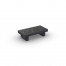 Fano Side Table U-Leg Alu Charcoal Mat Ceramic Dark Marble 90X45