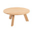 Cosmic coffee table round 78 x 35 cm complete teak