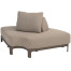 Santorini XL corner terre with back support and 2 cushions